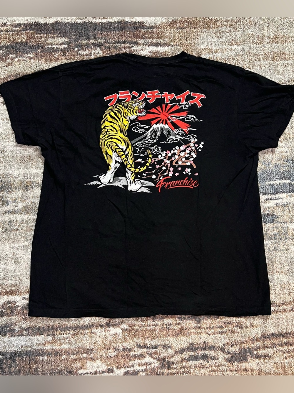 NEW Tiger Franchise Big Back Logo Tee T-Shirt